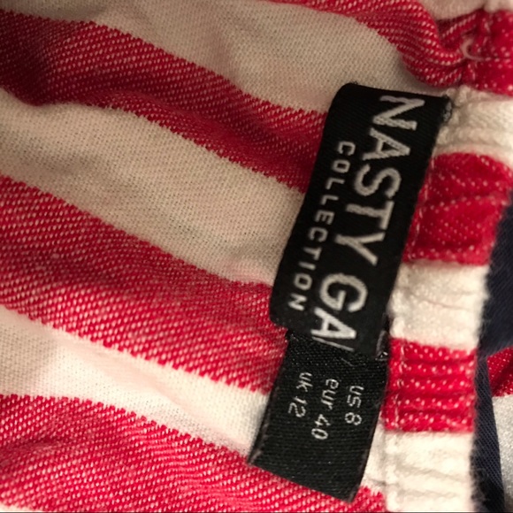 Nasty Gal Strong Silent Stripe Romper - Picture 8 of 8